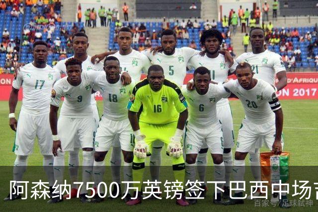 阿森纳7500万英镑签下巴西中场吉马良斯